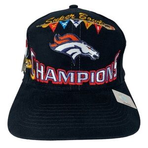 Vintage Denver Broncos Super Bowl XXXII Logo Athletic Snapback